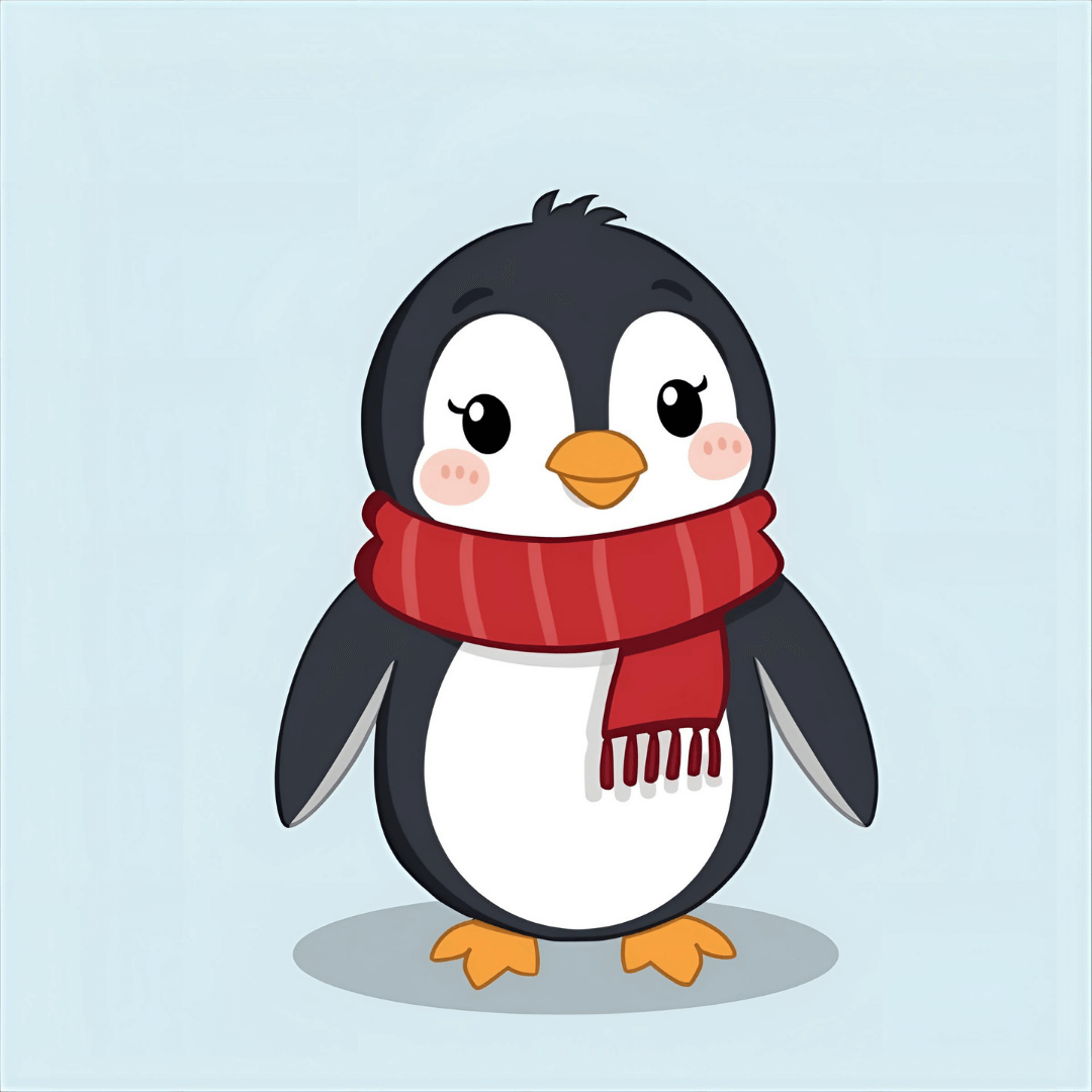 Kindergeschichte Pinguin