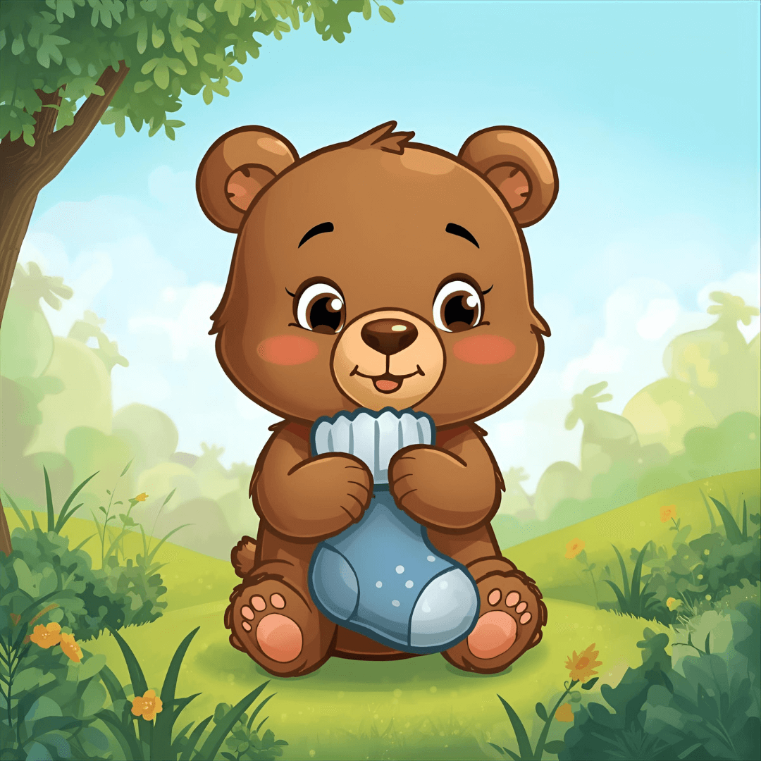 Kindergeschichte Bär und Socke