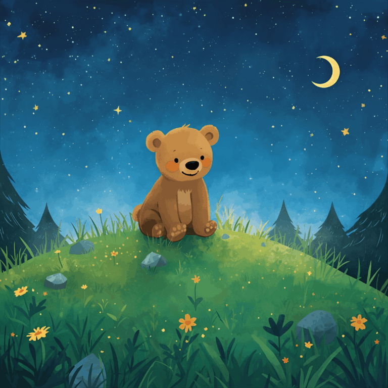 Kindergeschichte Bär und Sterne