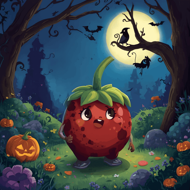 Kindergeschichte Halloween Kastanie