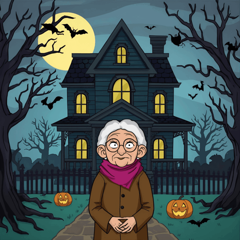 Kindergeschichte Halloween Oma