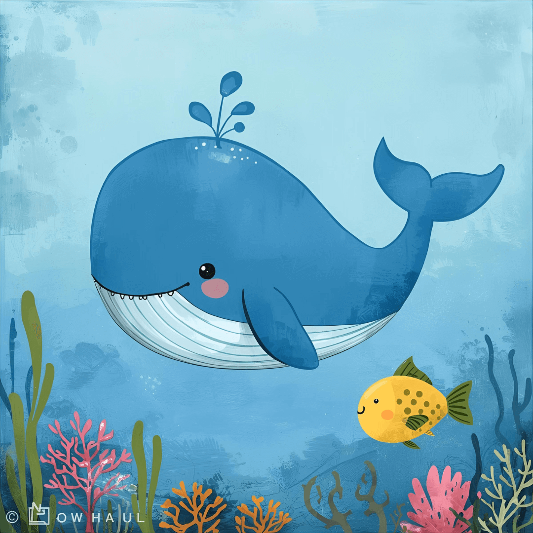 Kindergeschichte Wal und Fisch