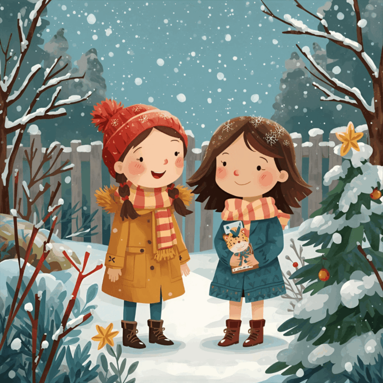 Weihnachtsgeschichte Zwei Mädchen