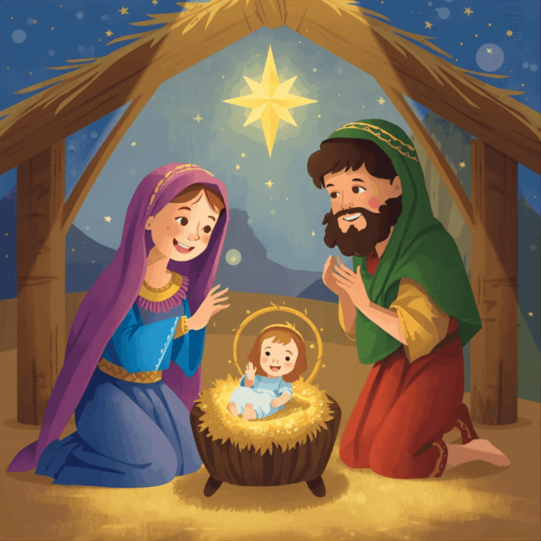 Weihnachtsgeschichte Krippe