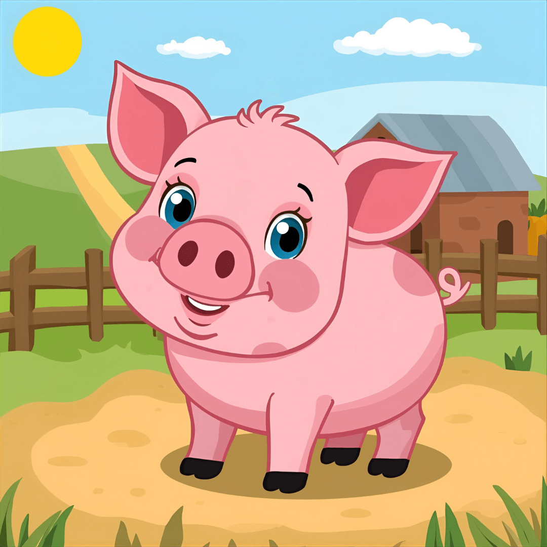 Kindergeschichte Bauernhof Schwein