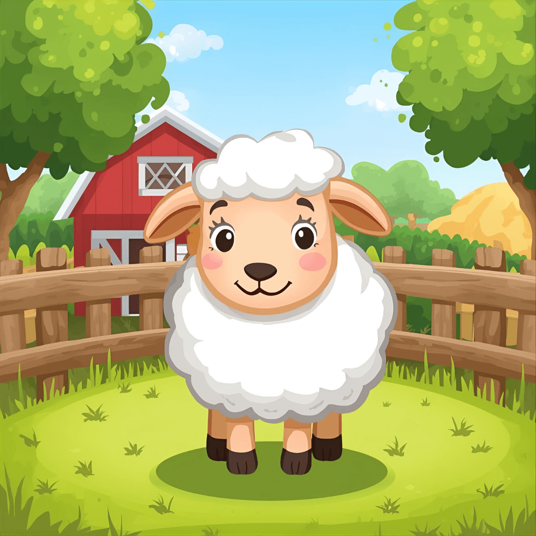 Kindergeschichte Bauernhof Schaf