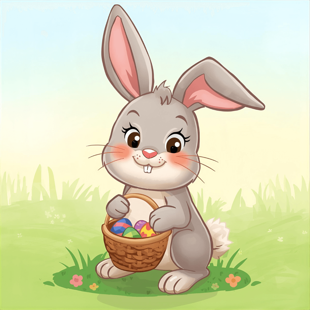 Ostergeschichte Hase und Ostereier