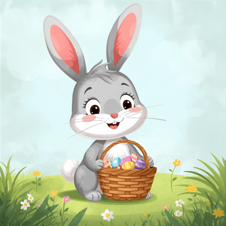 Ostergeschichte Hase und Ostereier
