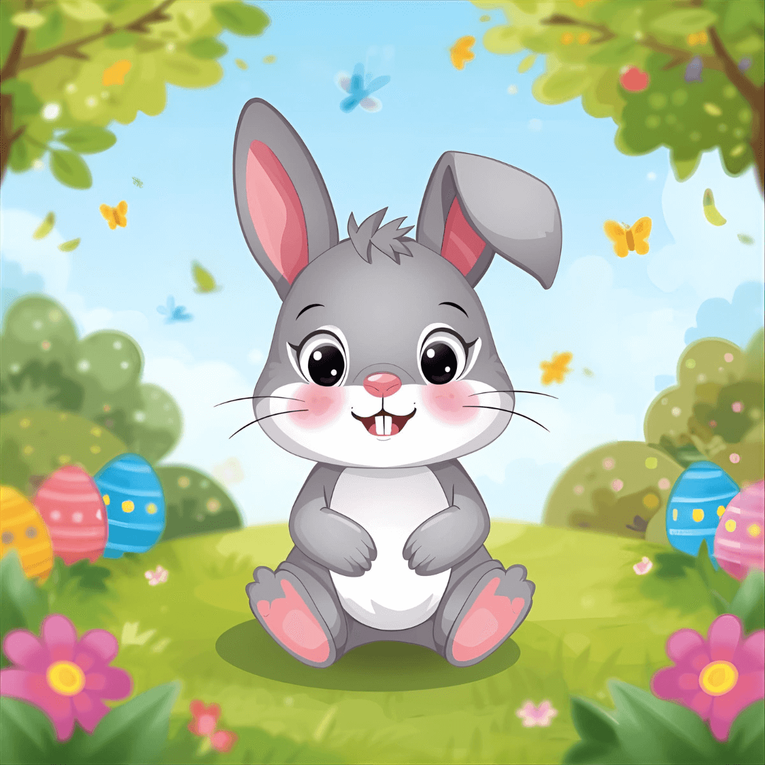 Ostergeschichte Hase und Ostereier