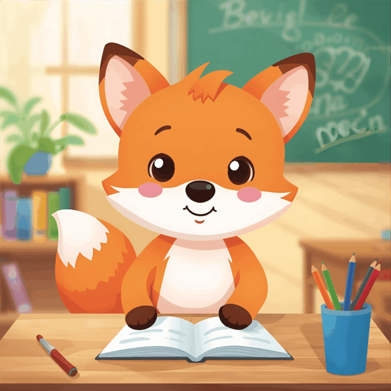 Kindergeschichte Schule Fuchs