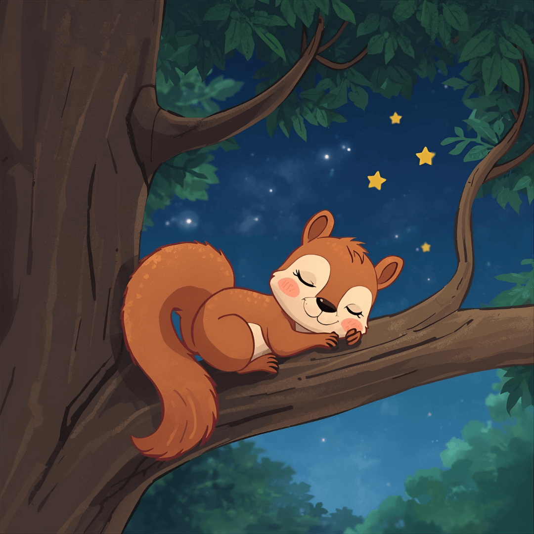 Lustige Kindergeschichte Eichhörnchen