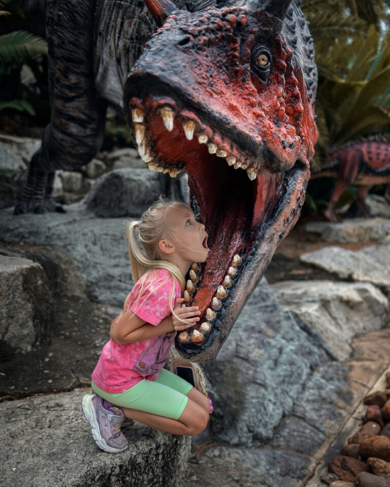Kindergeschichten mit Dinosauriern Mädchen