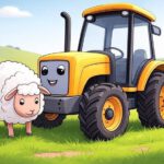 Kindergeschichte Traktor und Schaf