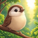 Kindergeschichte mit Tieren Spatz