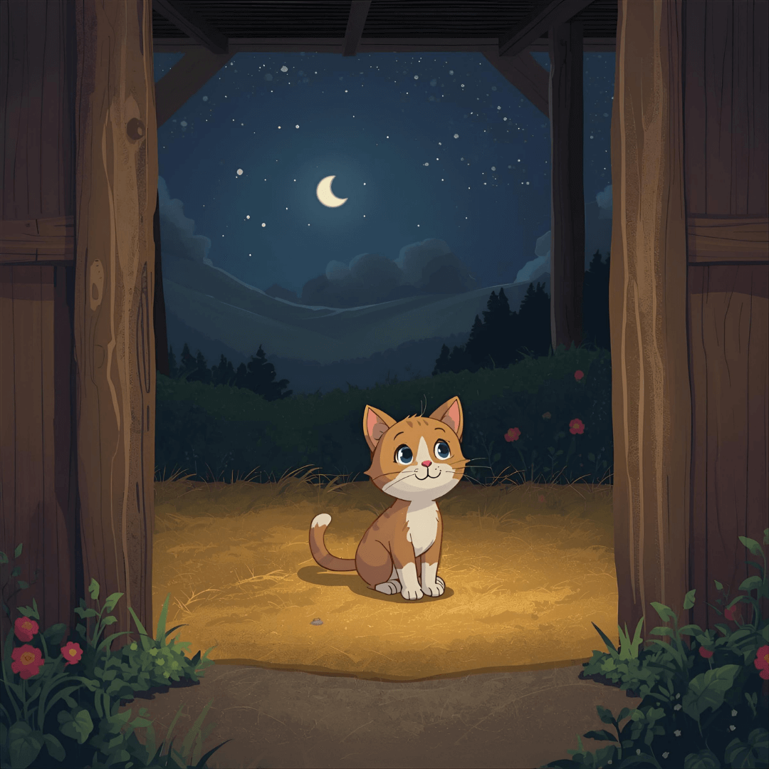 Gute Nacht Geschichte Katze