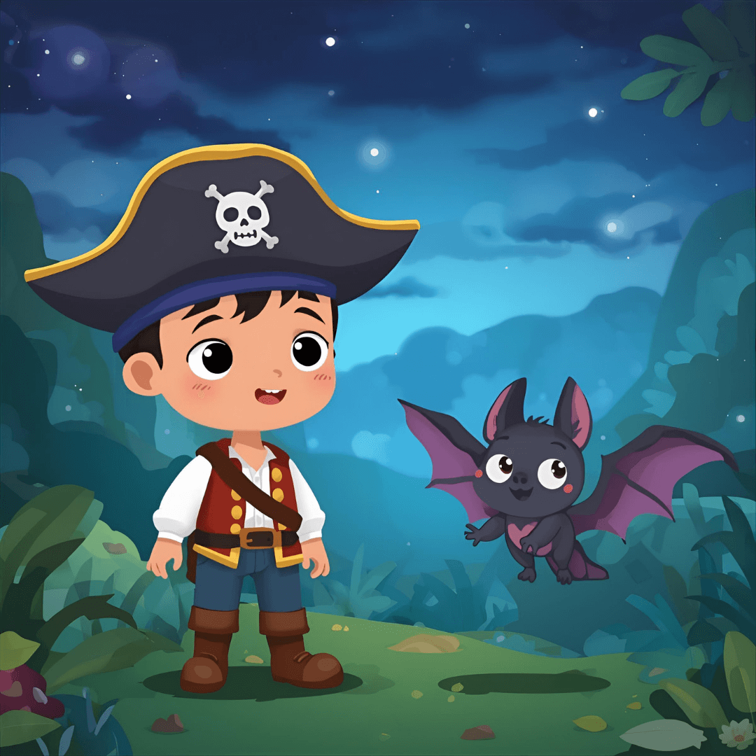 Kindergeschichte Pirat und Fledermaus