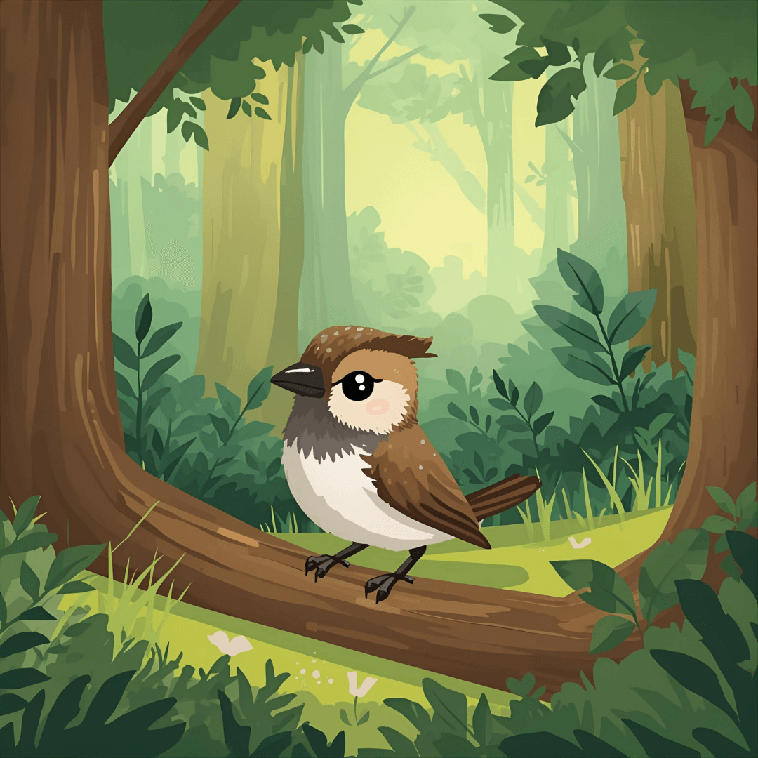 Kindergeschichte Mut Vogel