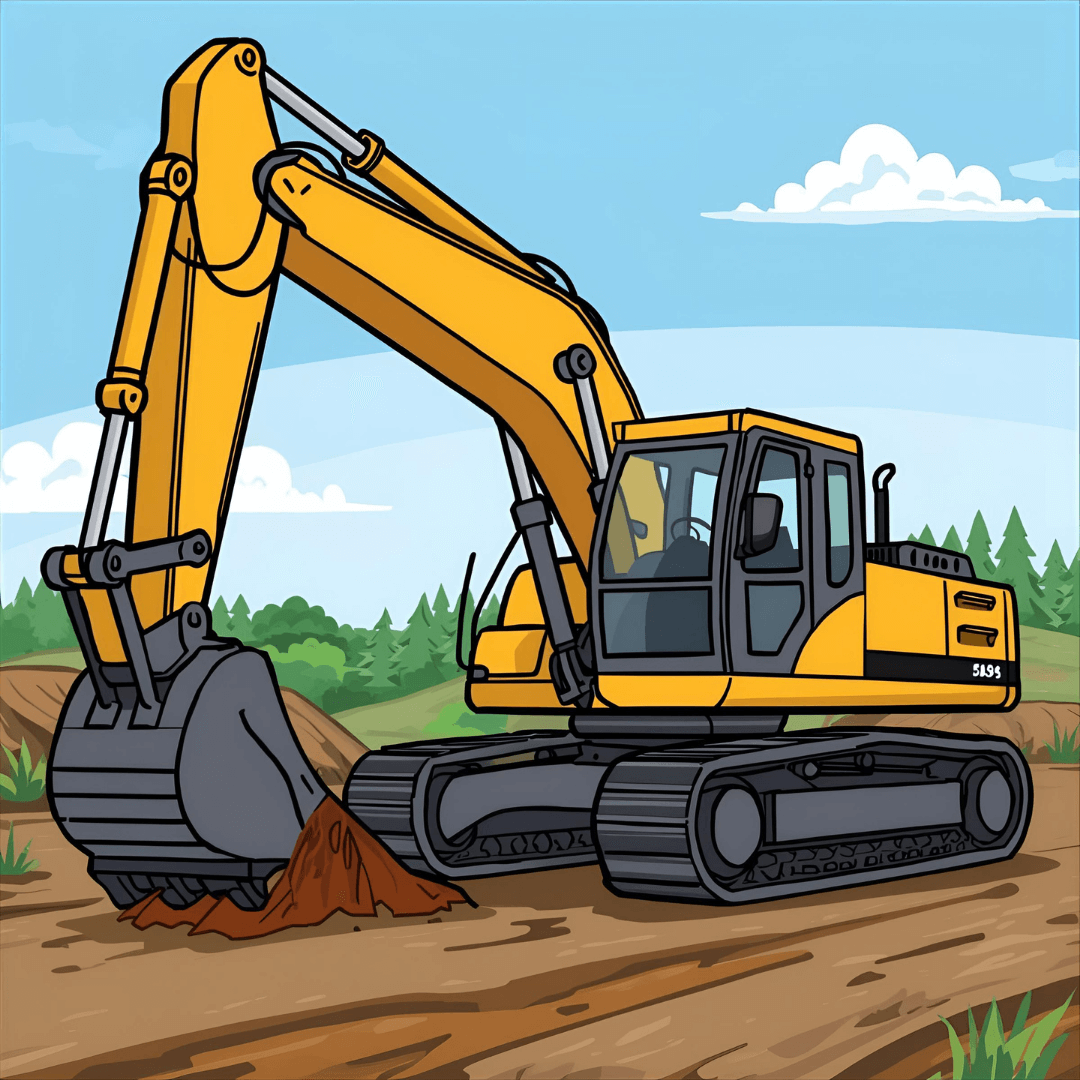 Kindergeschichte Bagger