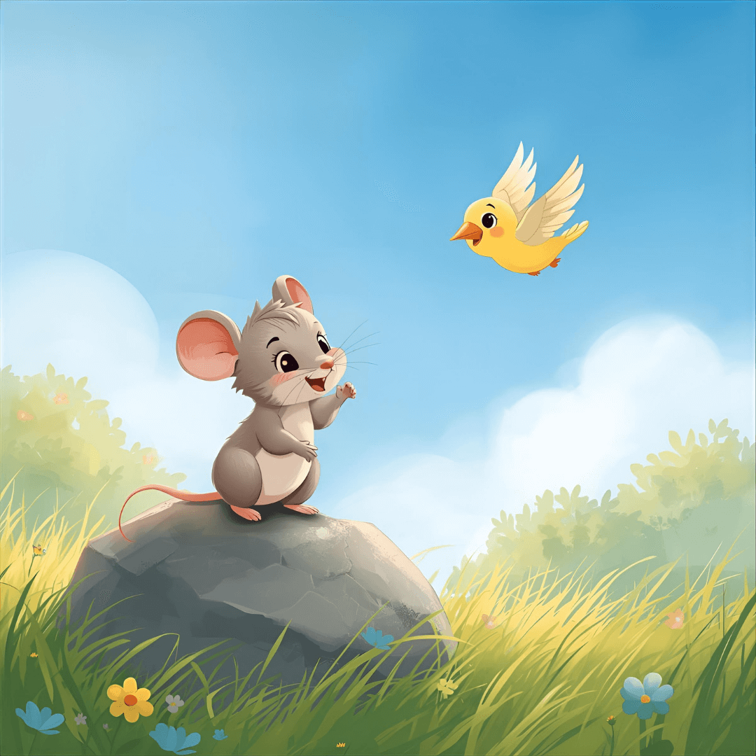 Kindergeschichte Maus und Vogel