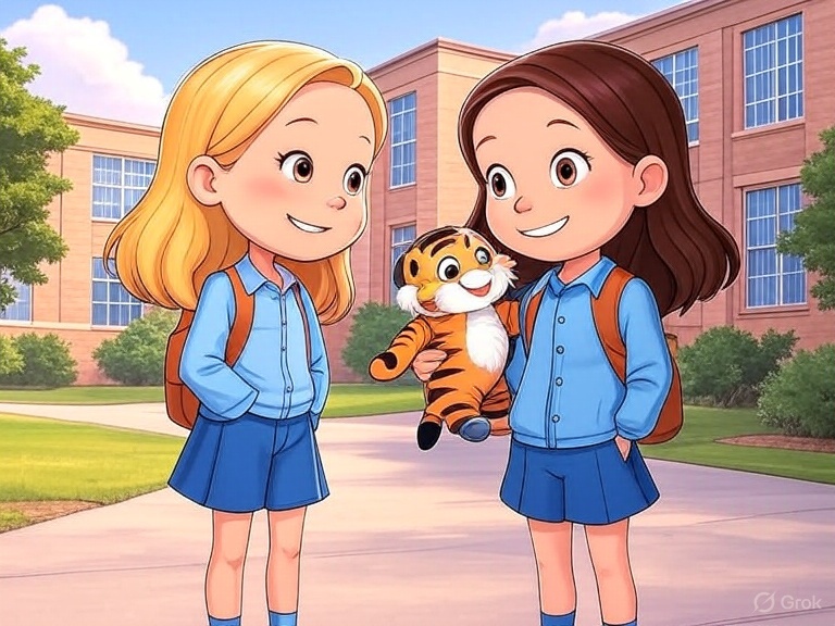 Schulgeschichte für Kinder Mädchen