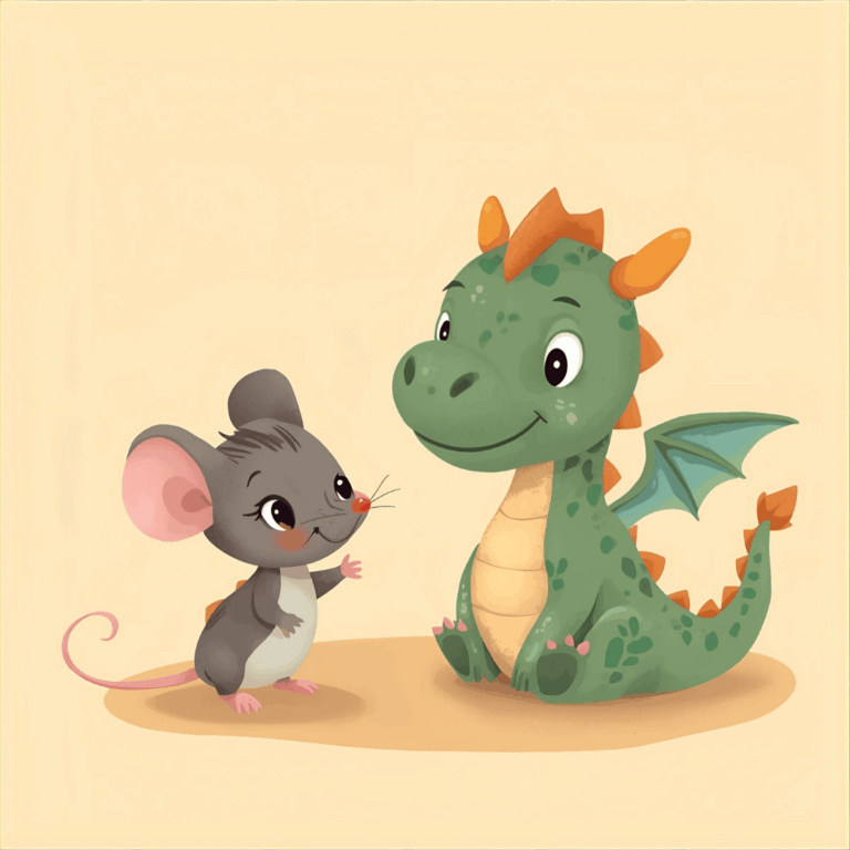 Kindergeschichte Maus und Drache