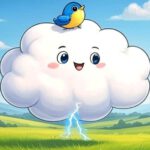 Kindergeschichte Wolke und Vogel