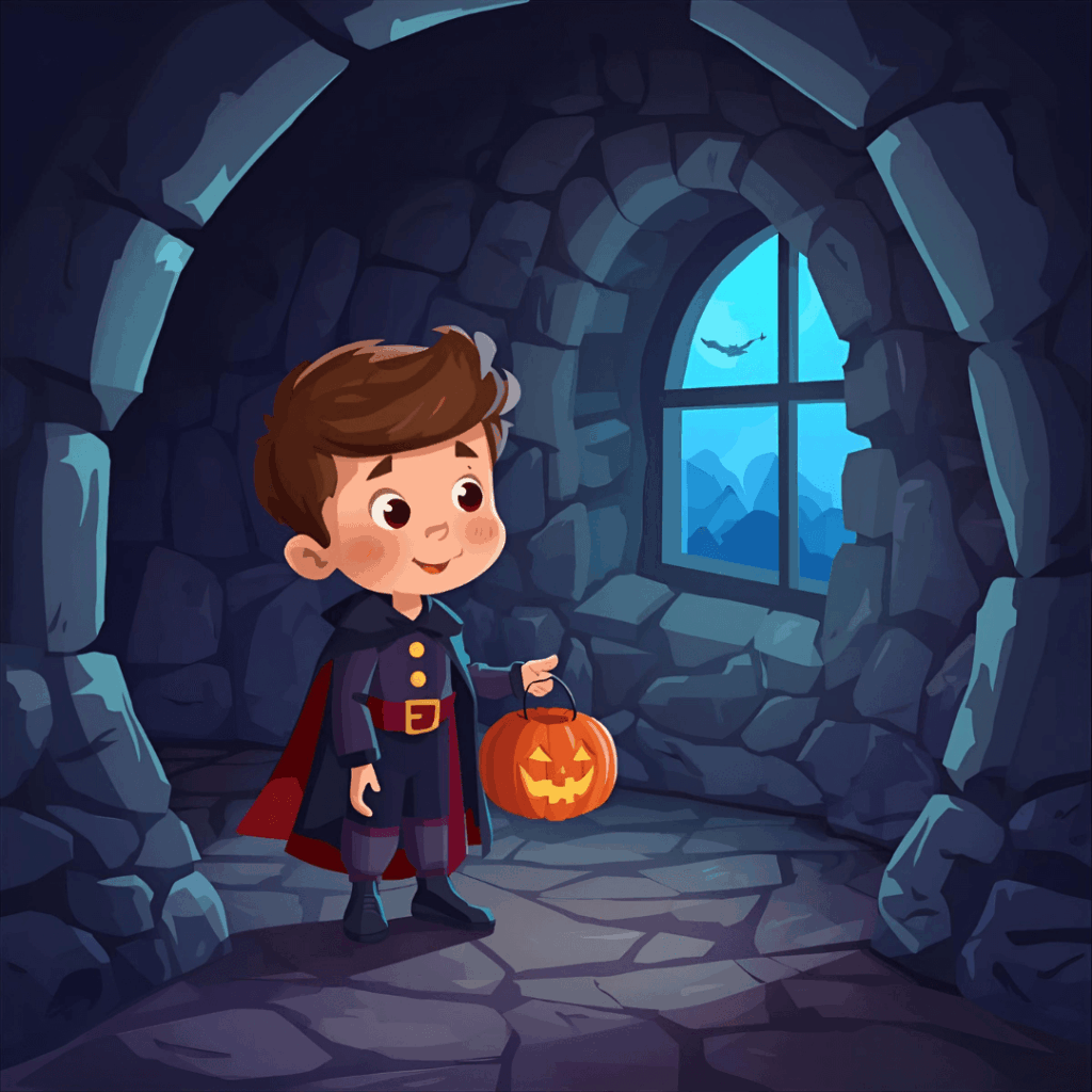 Gruselgeschichte Halloween Junge und Fenster