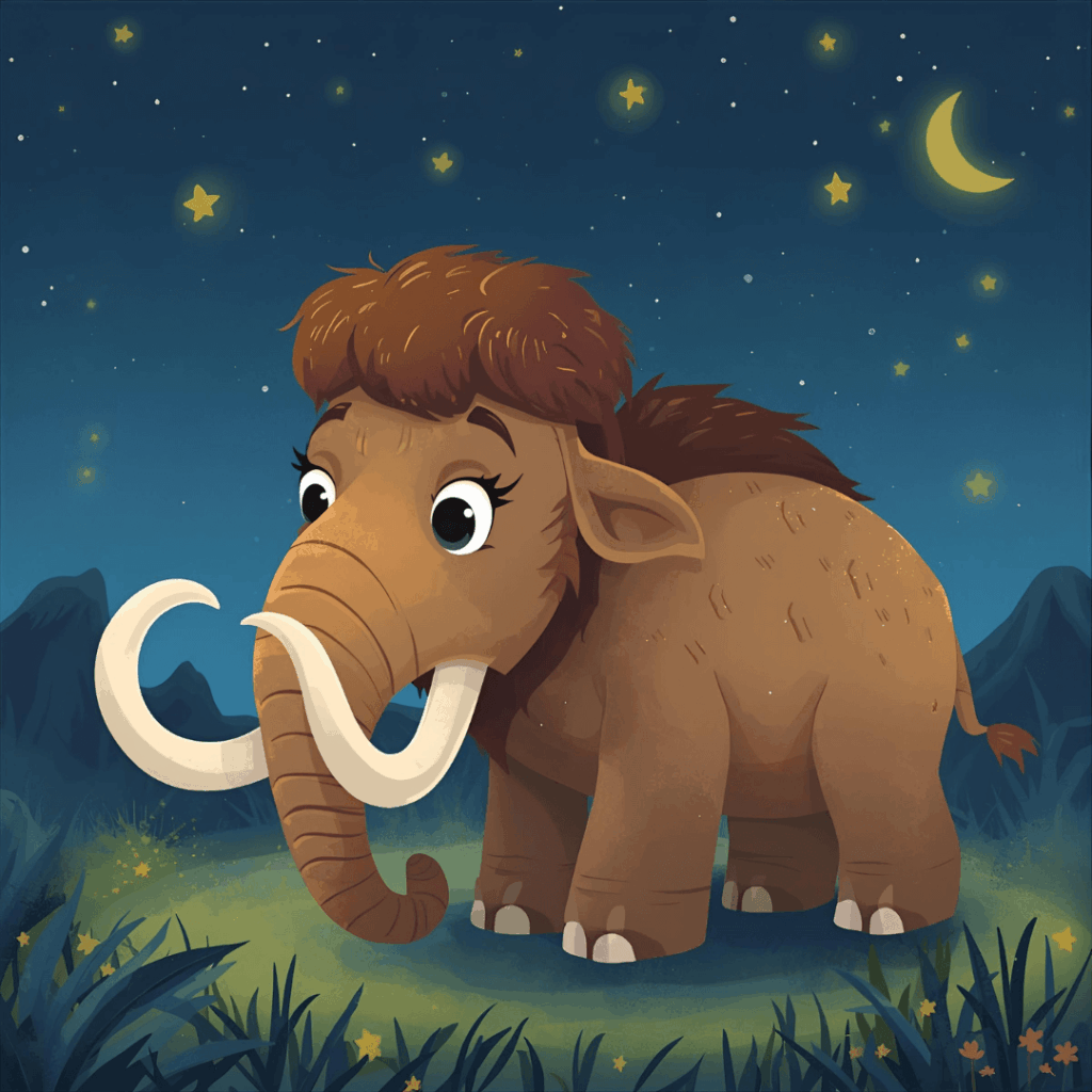 Gute Nacht Geschichte Mammut