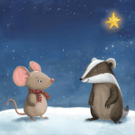 Weihnachtsgeschichte für Kinder Maus und ein Dachs