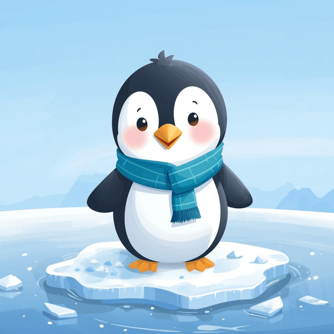 Weihnachtsgeschichte für Kinder Pinguin