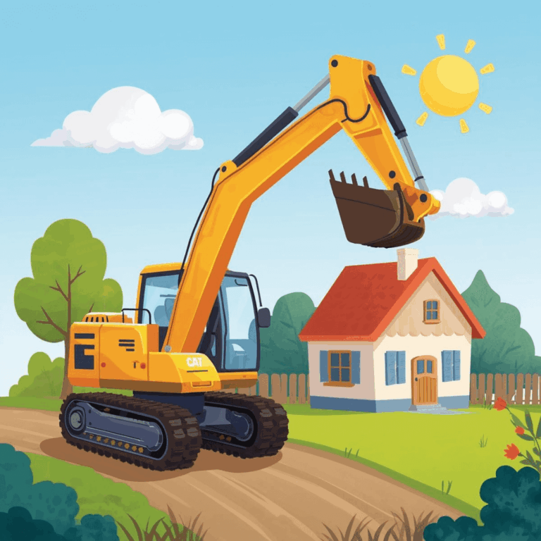 Kindergeschichte Bagger