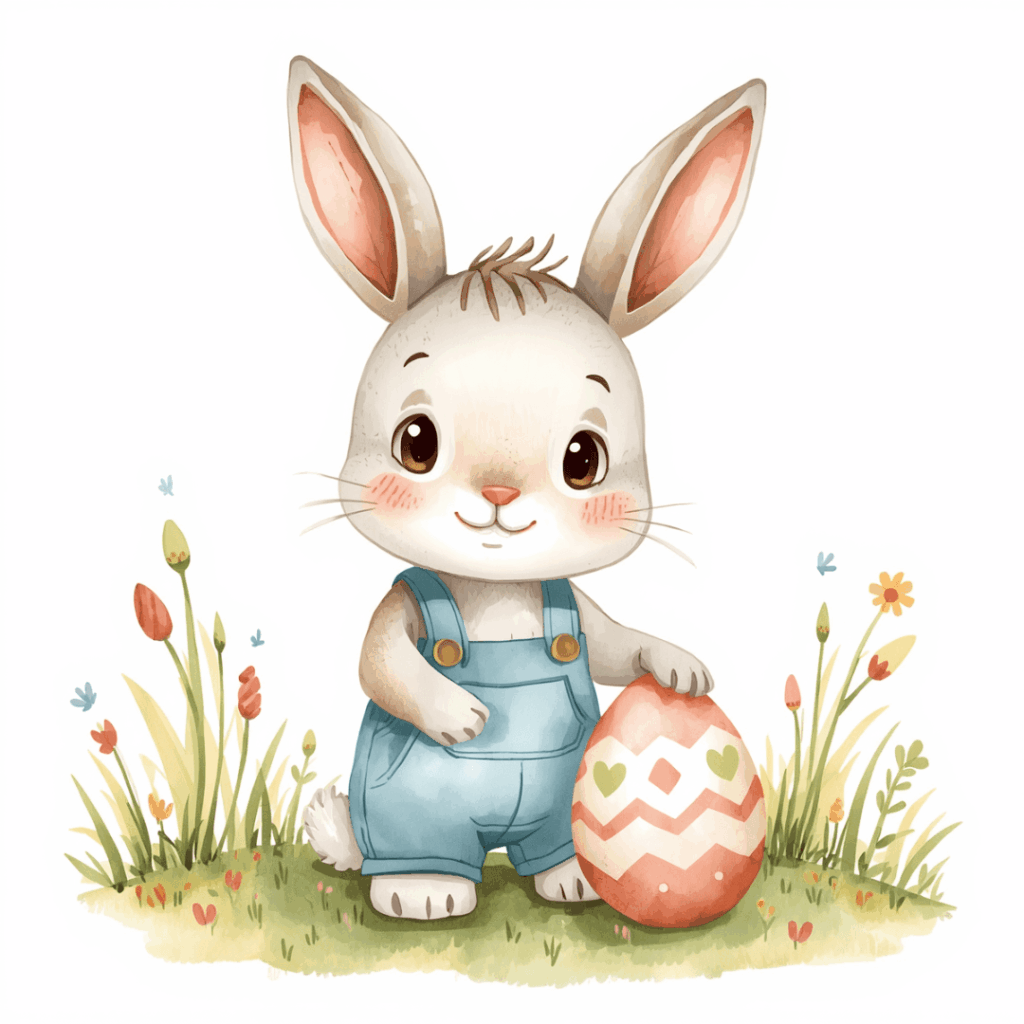 Ostergeschichte für Kinder Osterhase mit Osterei