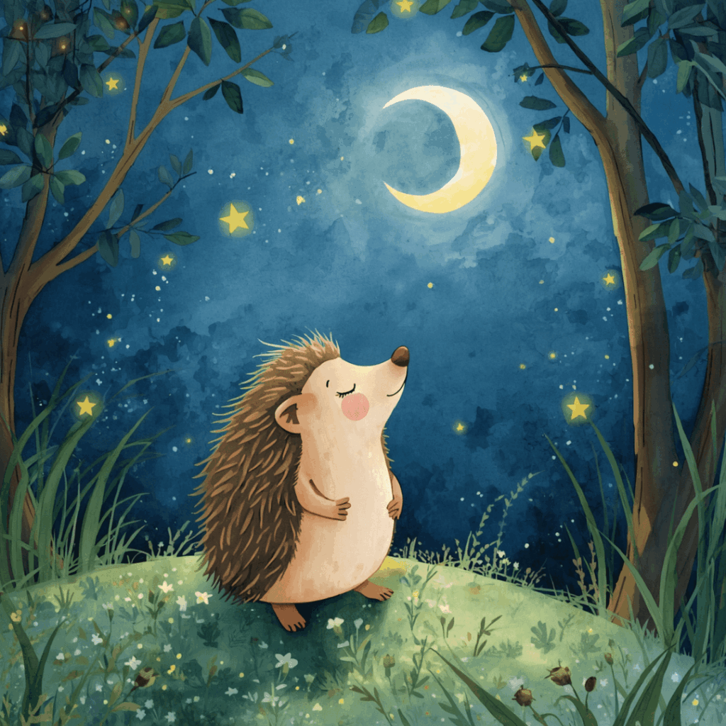 Gute Nacht Geschichte für Kinder Igel