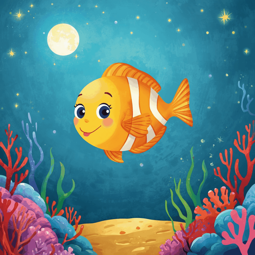 Gute Nacht Geschichte Fisch 